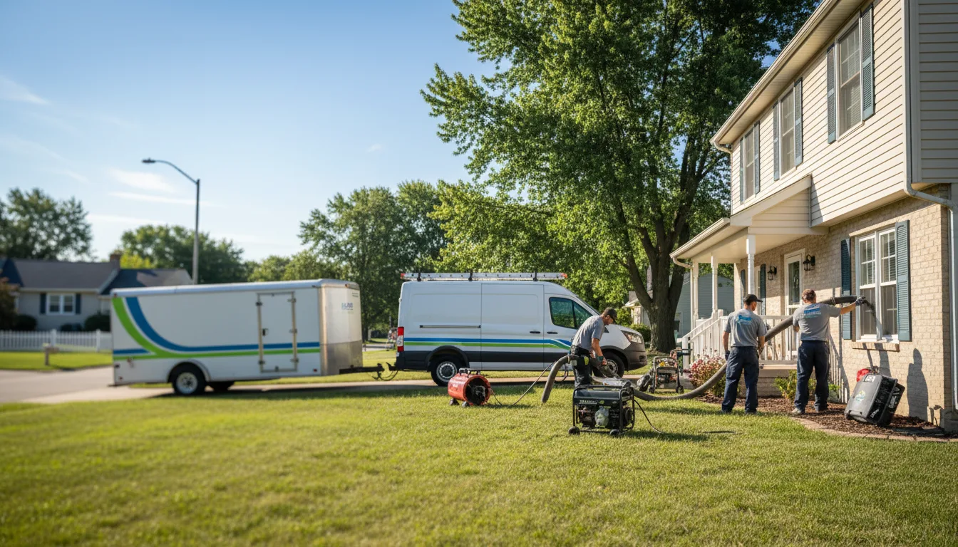 Flooded Basement Restoration And Cleanup With Repair in Sanford, MI near me